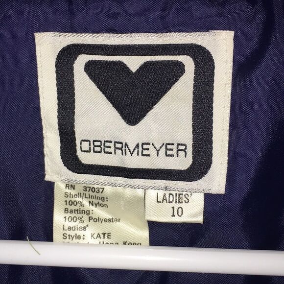 Vintage Retro Obermeyer Ladies 80’s Winter Style Snowboard Parka Ski Jacket 10 - Picture 2 of 5